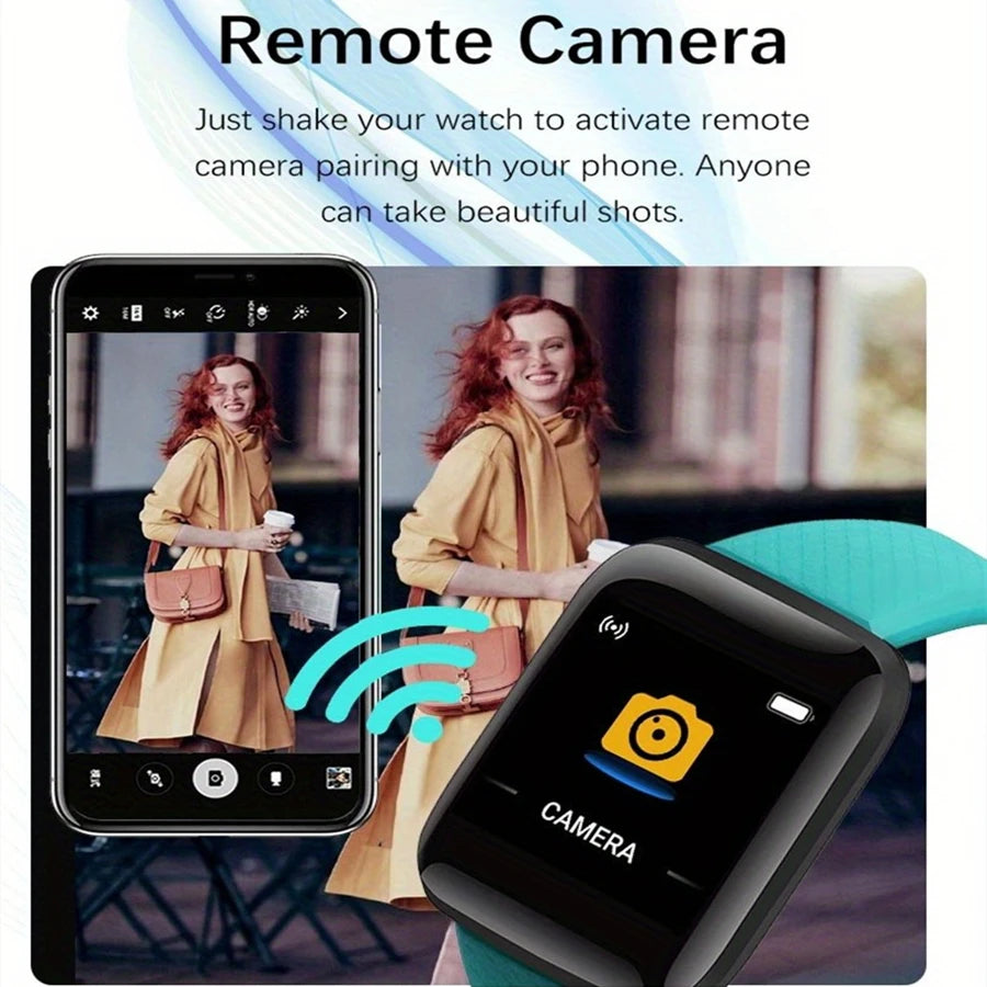 Smartwatch for Men & Women, Fitness Tracker with Notifications for Android & iOS