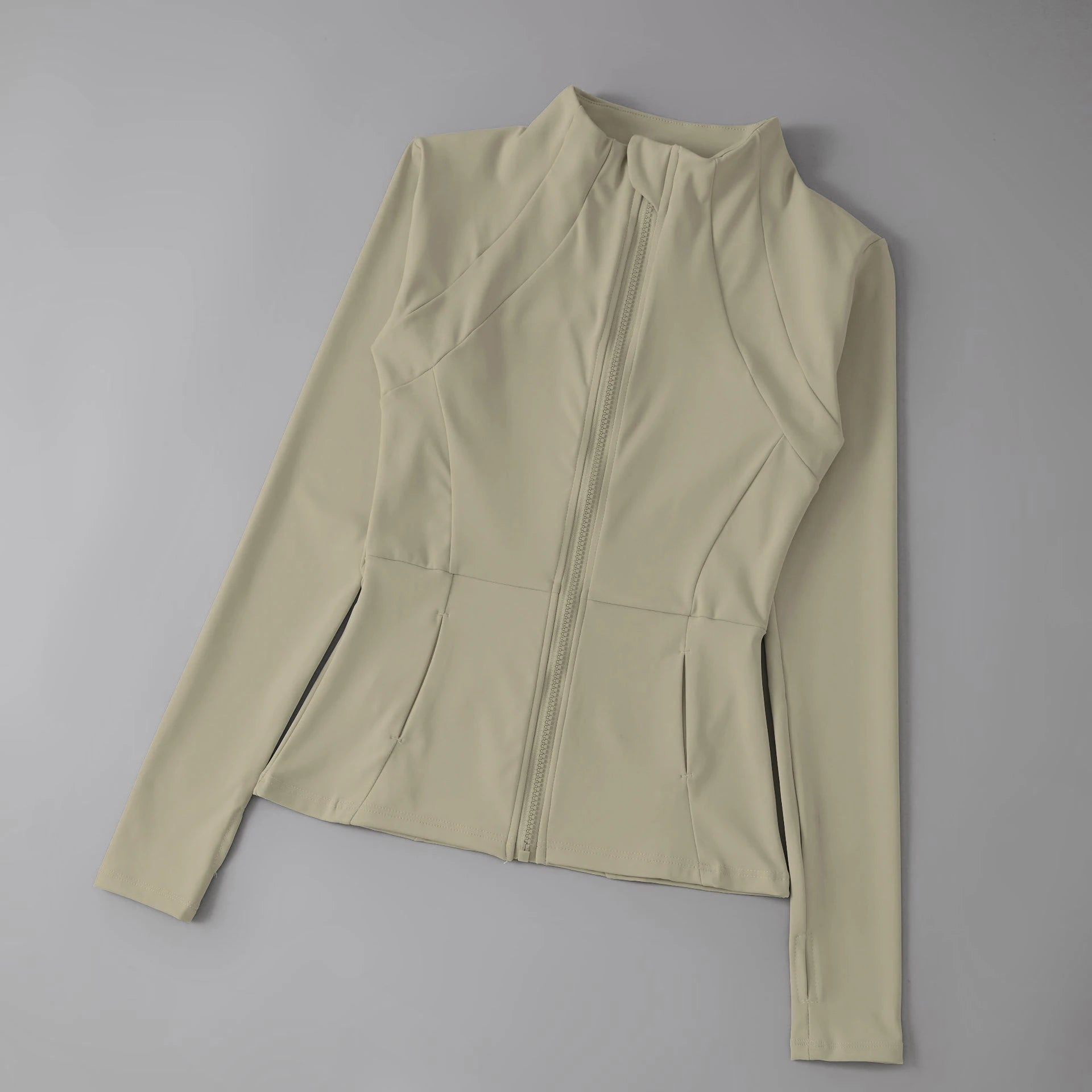 Women’s Activewear Long Sleeve Jacket, Lightweight Running & Workout Windbreaker