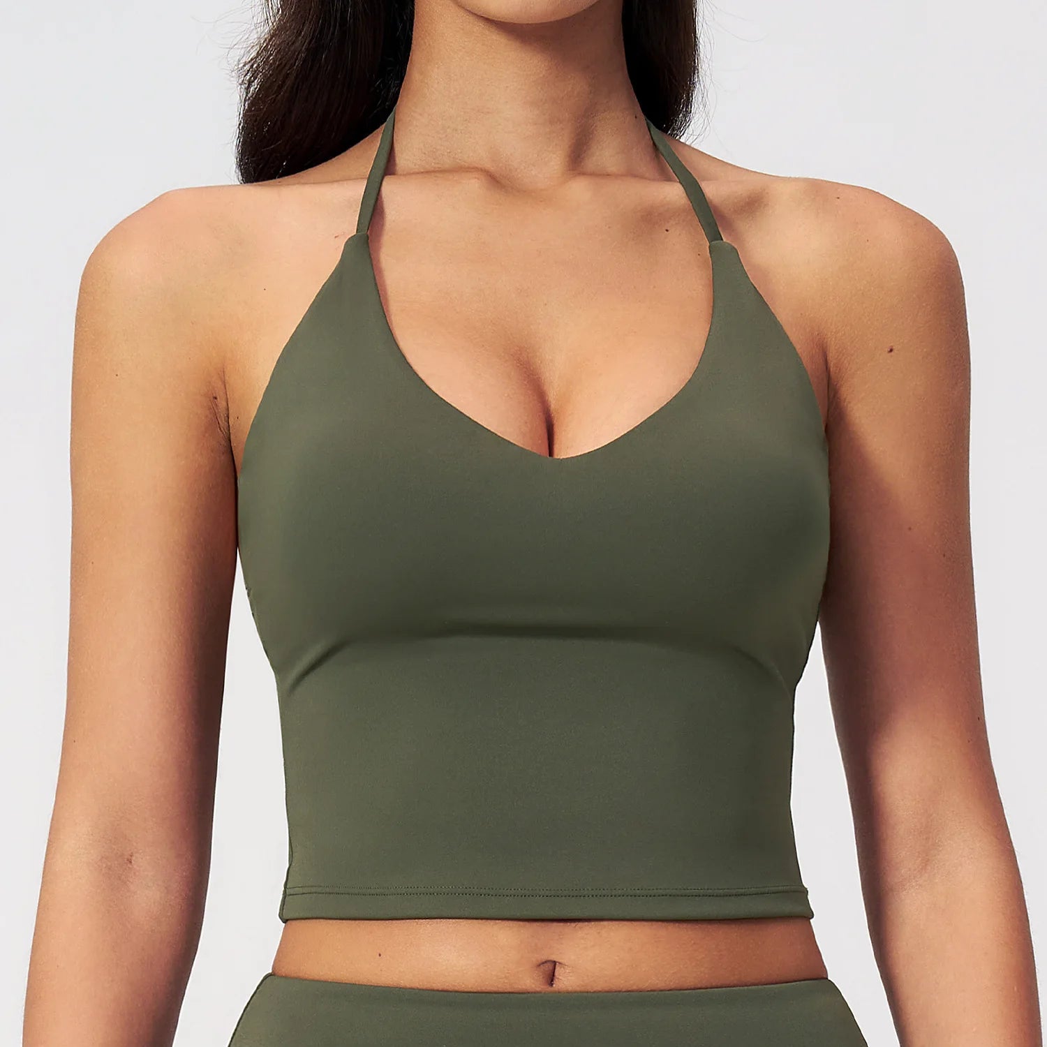 Women’s Slim Fit Gym Vest, Built-In Support Fitness & Training Top