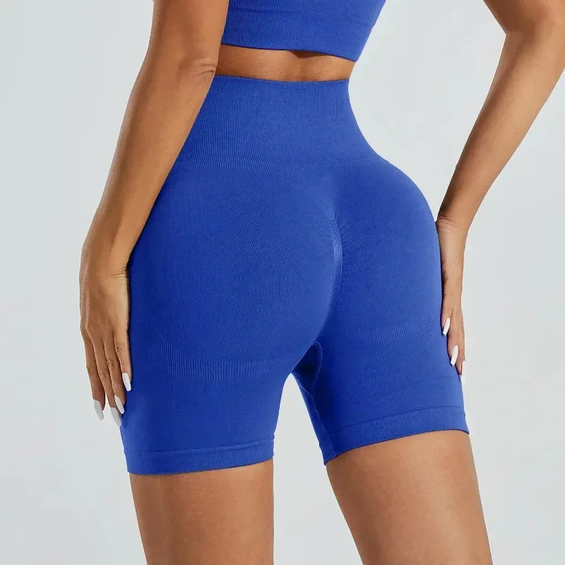 Women’s High-Waist Yoga Shorts, Lightweight Fitness & Running Shorts