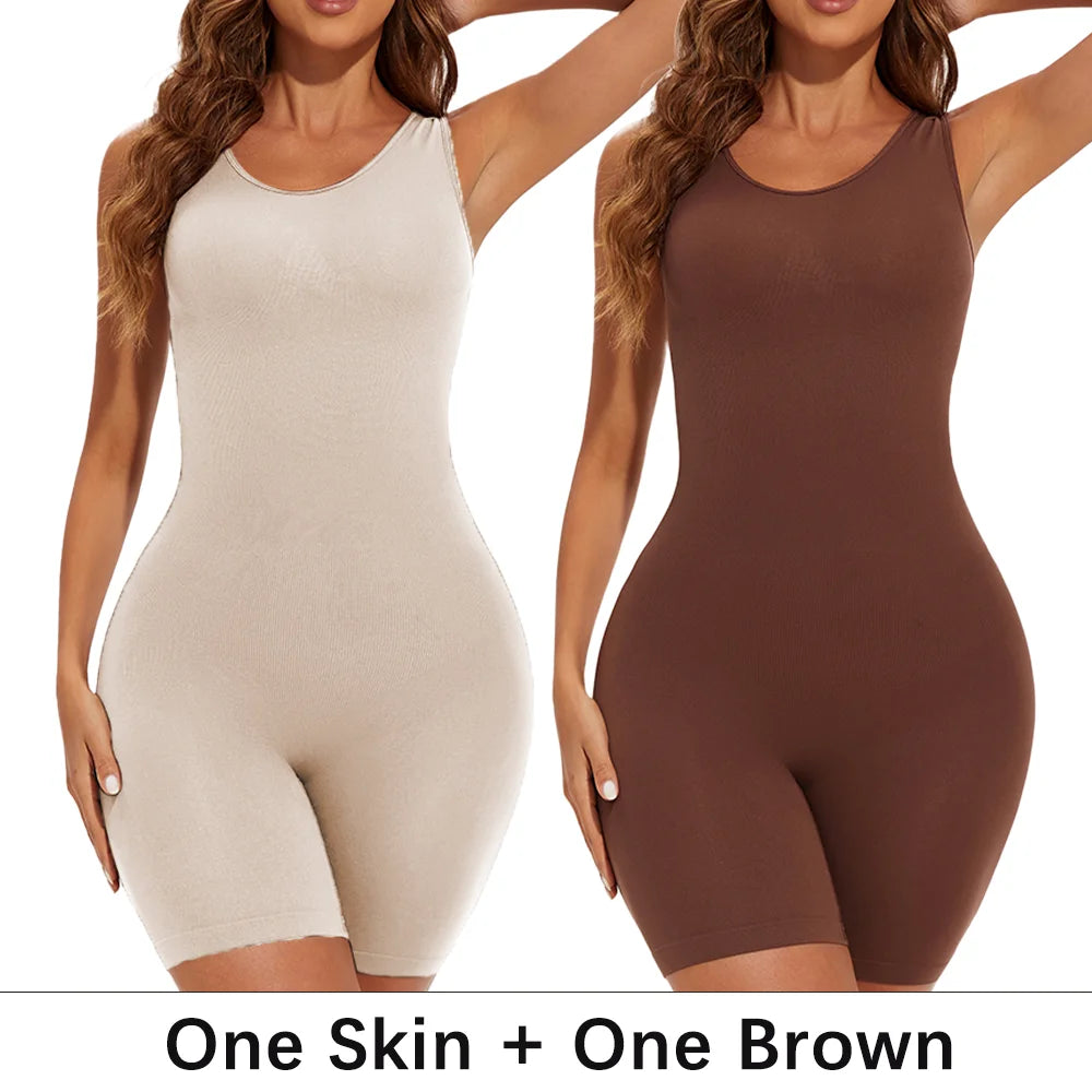 Women’s Seamless Shapewear Bodysuit, Full Coverage Sculpting Body Shaper
