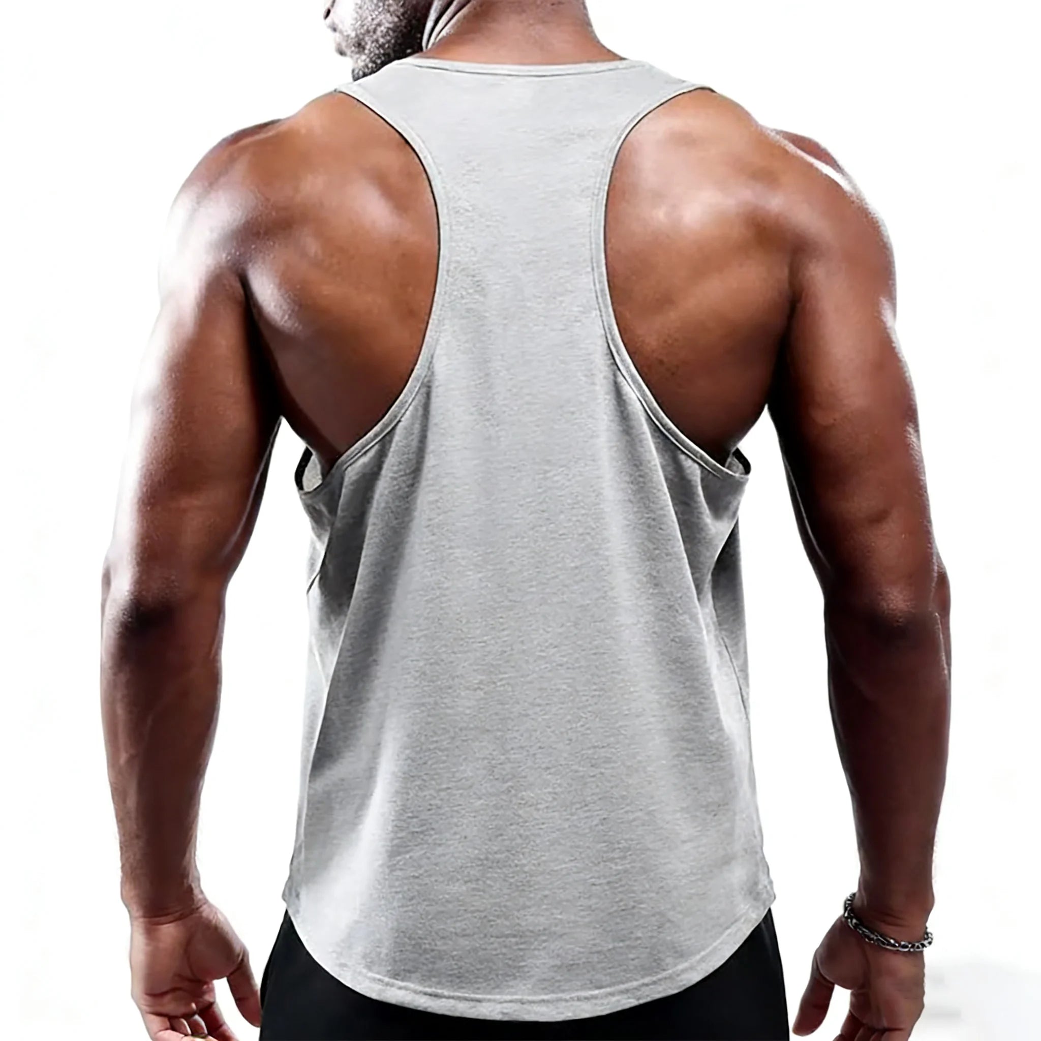 Men’s Mesh Gym Vest, Breathable Sleeveless Training Tank Top